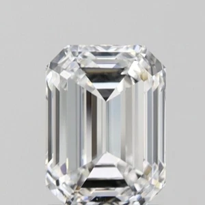2 CT Emerald Cut CVD Lab Grown Diamond For Engagement Ring - Picture 1 of 5