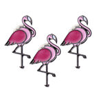  3 Stück Flamingo-Brosche, Tierbrosche, niedliche Flamingo-Brustnadel,