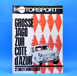 DDR Zeitschrift IMS 4 1968 Vauxhall Monte Carlo BMW | Illustrierter Motorsport F - Bild 1 von 1