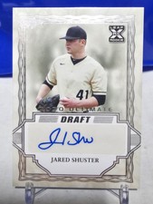 2020 Leaf Ultimate Draft Jared Shuster Auto Atlanta Braves BA-JS1 Wake Forest