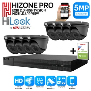 SISTEMA DE CCTV HIKVISION 5MP 4 CANALES 8 CANALES LITE DVR HD 5 MP CÁMARA DOMO KIT DE SEGURIDAD PARA EL HOGAR - Imagen 1 de 28