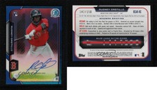 2015 Bowman Chrome Blue Refractor /150 Rusney Castillo #BCAR-RC Rookie Auto RC