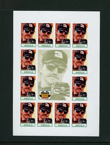 Angola Not Listed in Scott VF OG NH Stamps Dale Earnhardt NASCAR Daytona 500 - Picture 1 of 2