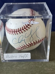 Aubrey Huff - Autographed baseball - Picture 1 of 4