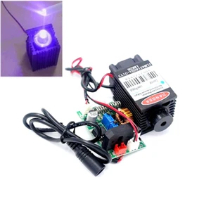 12V Adjust Laser Focus Burning Matches 405nm 500mw Violet Blue Laser Dot Module - Picture 1 of 6