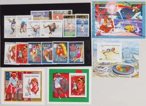 CENTRAL AFRICAN REP 1987 / 88 OLYMPICS, XF Cpl MNH** Collection, Sport Stamps - Picture 1 of 1