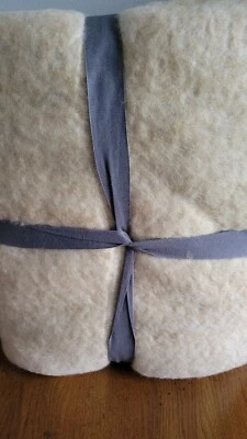 West Elm Brushed Herringbone Throw Almond 50 X 70 New - Image 1 of 4