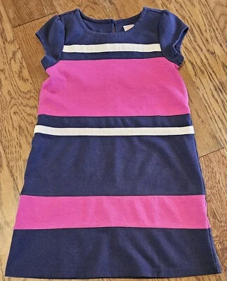 Girls Size 7 Gymboree Charm Class Dress Color Block EUC! - Image 1 of 4