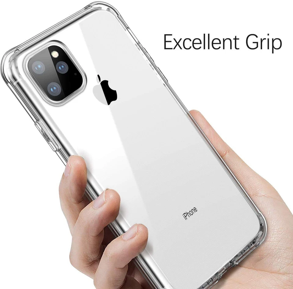 CUSTODIA COVER IN SILICONE PLASTICA TRASPARENTE PER IPHONE 11 PRO MAX 6.5 - Immagine 1 di 3