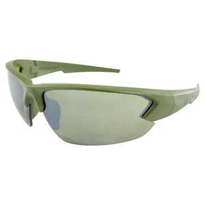 Epoch 4 Motorcycle Riding Sunglasses Army Green Polycarbonate Frame with High - Picture 1 of 8