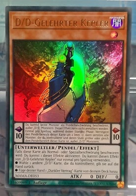 遊戲王 Yugioh - D/D-Gelehrter Kepler - MAMA-DE053 - UR -Magnificent Mavens - DE/NM - Bild 1 von 2