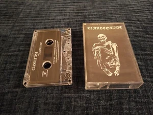 Clandestine Demo tape Cassette MC Mortal Slaughter Merciless Death Hazel Ghost - Picture 1 of 5