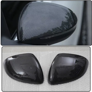 Carbon Fiber Side Mirror Cap Covers For 2022-2025 Mercedes Benz W206 C300 C43 - Picture 1 of 12