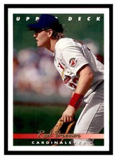 1993 Upper Deck #381 ROD BREWER St. Louis Cardinals ~D5O