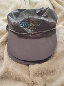 Vintage O’Neill Hat Gray Trucker Rope Snap Back Surf Skate quick dry Cap - Picture 1 of 4