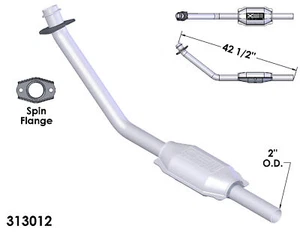 Catalytic Converter and Pipe For 1988 Plymouth Grand Voyager 2.5L L4 GAS SOHC - Picture 1 of 2