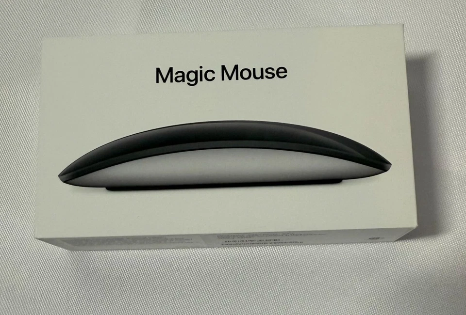 **BOX ONLY** Apple Magic Mouse Black/Silver - Image 1 of 4