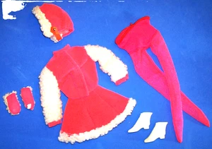 Vintage Barbie Ice SKATE MATES #1793 & Gloves Hat Pantyhose Skates 1970-71 - Picture 1 of 3