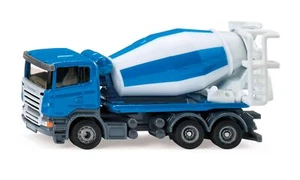 Siku 1896 Scania Fahrmischer blau/weiss Maßstab 1:87 Modellauto - Picture 1 of 4