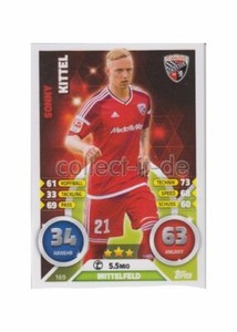 2017 Match Attax 16/17 - 169 - Sonny Kittel