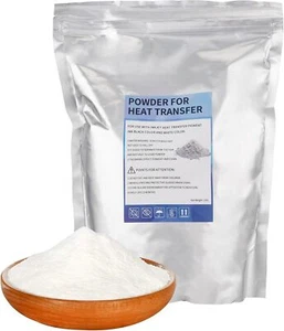 DTF Powder White 1kg/ 35.3 oz, Hot Melt Adhesive Digital DTF Powder Sublimation, - Picture 1 of 5