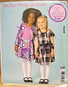 ELLIE MAE PATTERN K208 DRESSES GIRLS SIZES XXSM XSM SM MD LG UNCUT - Picture 1 of 2
