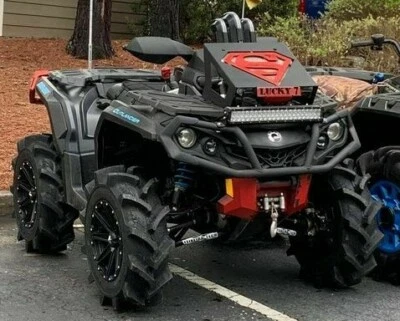 2012-2024 Can-Am Outlander 500 570 650 800 1000 Radiator Relocation Kit Superman - Image 1 of 4