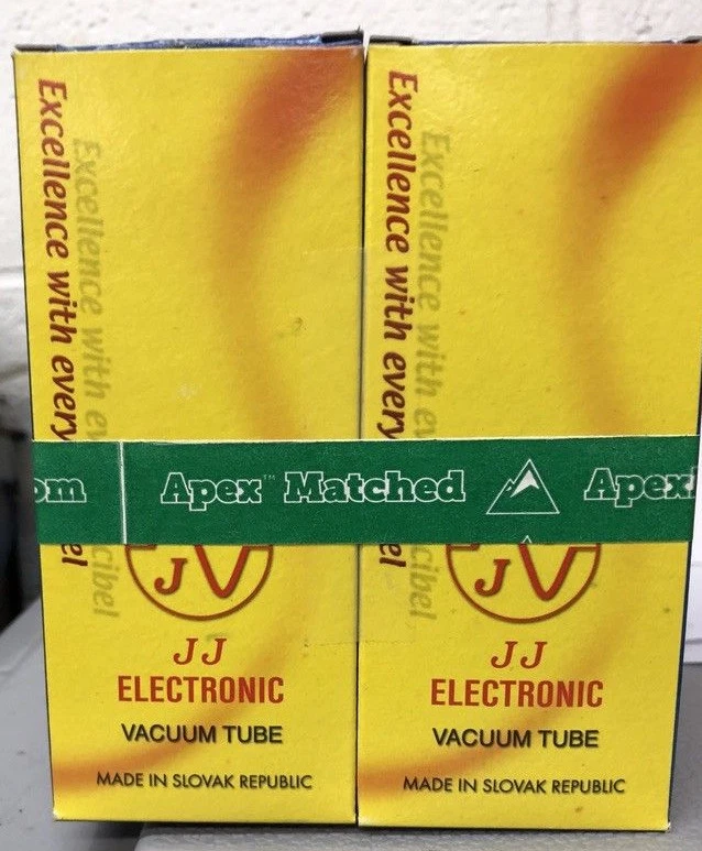 (4) Tubos de alimentación electrónicos Apex o TAD JJ 6550 emparejados para investigación de audio Foto 1 de 1