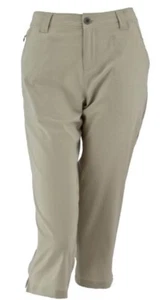 White Sierra Women's West Loop Trail Capris Pants - Stone, Size 8 - Picture 1 of 6