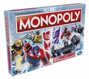 31975 TRANSFORMERS EDITION MONOPOLY FAST DEALING PROPERTY TRADING BOARD GAME - Picture 1 of 3