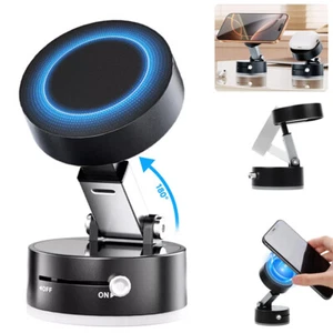 360 Vacuum Strong Magnetic Phone Holder Suction Cup Car Stand Foldable Car Mount - Picture 1 of 13