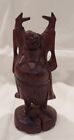 Vintage Wooden Laughing And Dancing Buddha