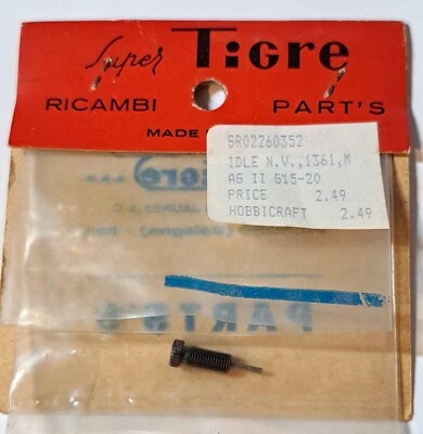 Avión de radiocontrol Super Tigre de colección pieza de repuesto original #10294 válvula de aguja nuevo en stock Foto 1 de 3