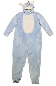Disney Eeyore Hooded One Piece Sleepwear Pajamas Jump Suit Adult M - Picture 1 of 10