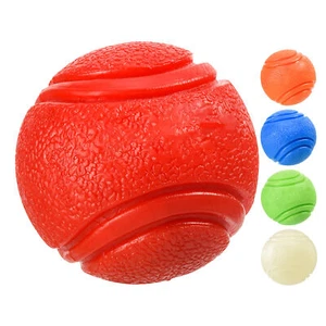 Indestructible Solid Rubber Ball Pet Dog Toy Training Chew Play Fetch Bite Toys - Picture 1 of 17