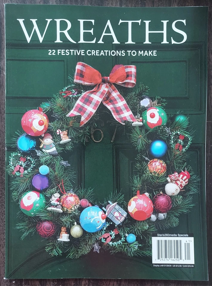 WREATHS Magazine- 22 Festive Creations To Make Book Magazine - Image 1 of 1