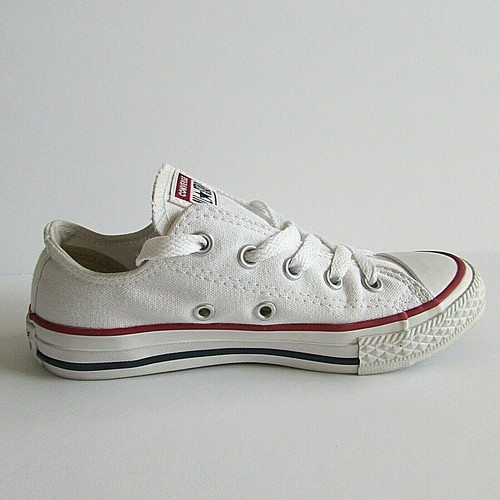 Scarpe Converse All Star Chuck Taylor Optical White Ox 3J256 bambini giovani taglia 13