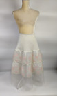 Vintage 50S 60S Crinoline Petticoat Underskirt Small Romantic Spring Floral