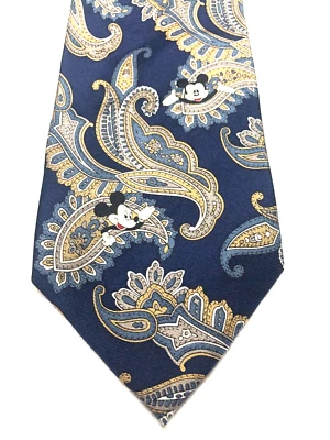 CORBATA DISNEY HOMBRE AZUL MARINO CON MARRÓN Y MICKEY 3,75 X 60 Foto 1 de 4
