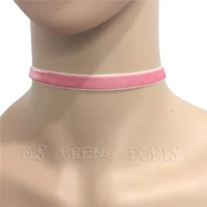 Punk Gothique Blanc Velours Collier Ras Du Cou Tatouage Colliers Femmes Chocker  - Photo 1 sur 18