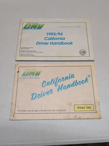 California Driver Handbook Spring 1990 93 94 DMV Official Vintage Collectible - Picture 1 of 3