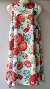 Abito donna senza maniche Everly multicolore floreale taglia S L - Foto 1 di 13