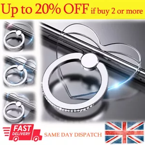Phone Ring Holder Finger Grip Rotates 360° Gift Phone Stand Mount UK Stock - Picture 1 of 96