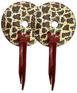 Protectores de brocas de cuero con diseño de piel de serpiente Showman - Imagen 1 de 1