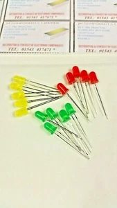 Bolsa de 15 LEDS 5MIL.    Rojo / Verde / Amarillo / 5 de cada uno - Imagen 1 de 1