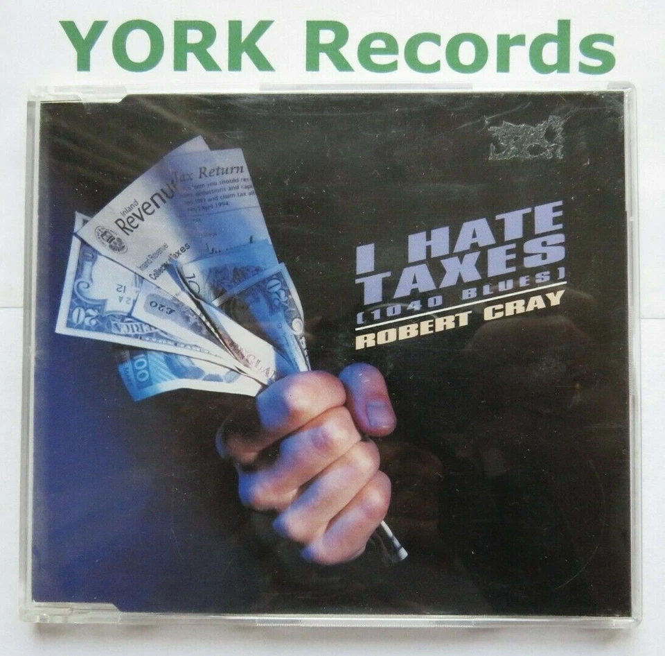 ROBERT CRAY - I Hate Taxes! (1040 Blues) - Ex Con CD Single Mercury CRACD 1 Foto 1 de 1