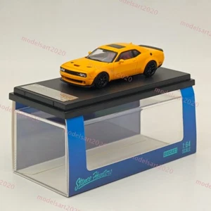1:64 SH Dodge SRT Hellcat Muscle Sports Yellow Diecast Model Car Collection - Picture 1 of 8