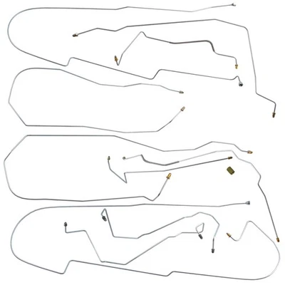Brake Line Kit With ABS Complete Preformed 2004-05 Buick LeSabre OE Steel 10pc - Image 1 of 4
