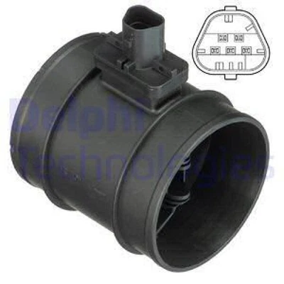 DELPHI Luftmassenmesser Luftmengenmesser LMM AF10410-12B1 - Bild 1 von 2
