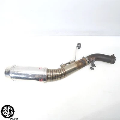 06 07 SUZUKI GSXR 600 SCORPIO SLIP ON EXHAUST PIPE MUFFLER - Image 1 of 4